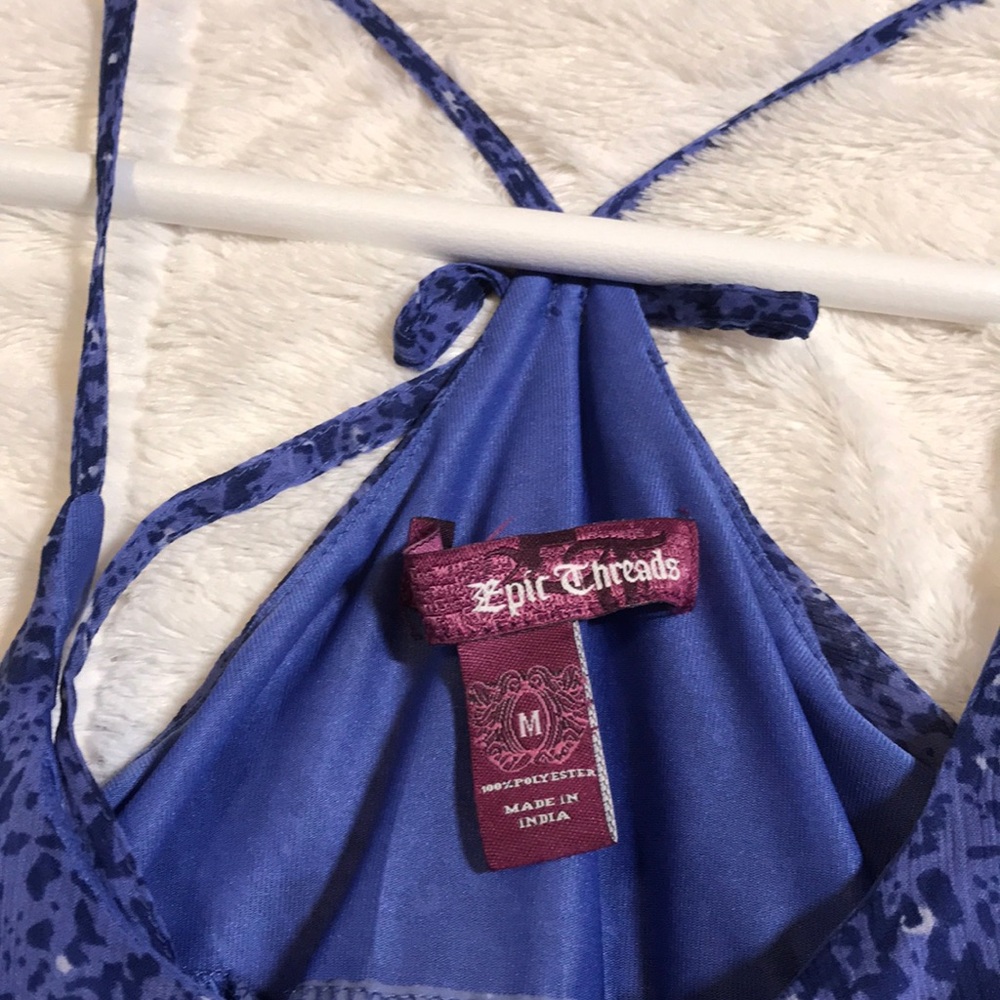 Epic Threads Purple Ruffle Dress - Picture 4 of 5